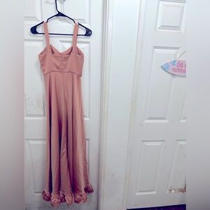 Sachin & Babi Elegant Coral Maxi Dress